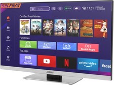 Selfsat Smart Frameless LED-TV 1255, 22"(55cm), Wlan, Bluetooth, Full-HD