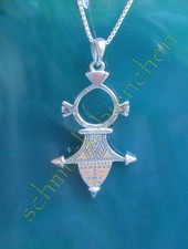 KX Anhänger Kreuz von Iferouane Tuareg Marokko Sterling Silber 925 Nachbildung 
