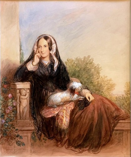 Feine dame mit ihrem - "feine,