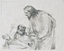 Christus Krankenbett Fritz von