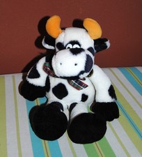 Sigikid Kuh Plüschtier weiß/schwarz Größe 34cm gebraucht