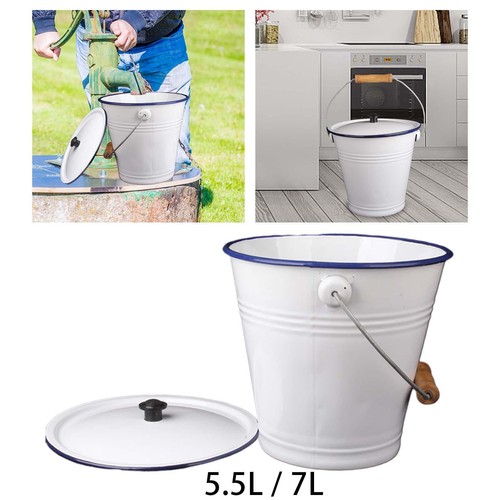 Emaille eimer milcheimer - emaille-eimer,,