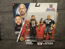 Mattel WWE Main Event Figuren Set Steve Austin Kevin Owens Action NEU OVP