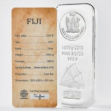 1 kg Silberbarren Münzbarren