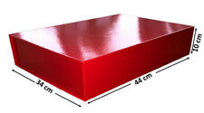 Premium-Geschenkkarton Abm. 34 x 44 x 10 cm rot glänzend mit Magnetverschluss