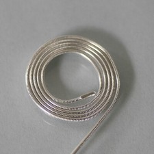 Feine Schlangenkette - Silber 925 - 1 mm - verschiedene Längen - 40 cm bis 70 cm