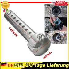 42x140mm Motorrad Auspufftopf Schalldämpfer Universal DB Killer Exhaust Muffler！