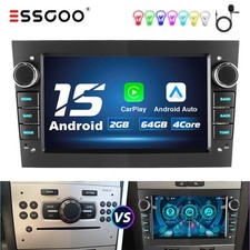 Für Opel Corsa C D Astra G H Meriva Autoradio Apple Carplay Android 15 GPS RDS