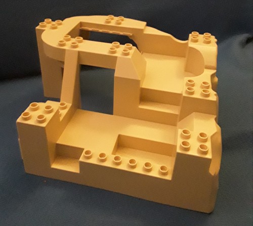 Lego duplo platte - platte, beige