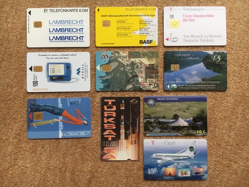 Telefonkarten konvolut - telefonkarten, 10