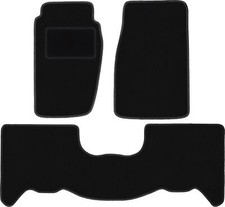 Schwarze Velours-Fußmatten