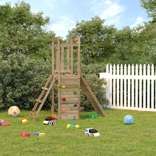 Spielturm mit kletterwand - spielturm,