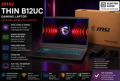 Msi thin b12uc - msi, |