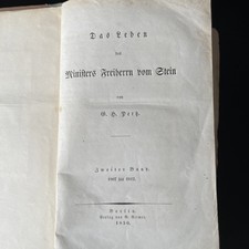 Pertz, Das Leben des Ministers