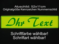 Kennzeichen Nummernschild