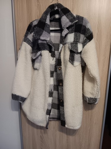Plüschjacke one size grau - size,