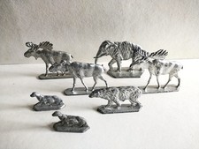 7 Alte antike Zinnfiguren