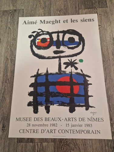 Joan miró original plakat - miró,