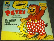 HÖRSPIEL LP-  PETZI  HÖRZU KINDERPLATTE - UNSERE WELT  UW 755  SEHR SELTEN, RAR