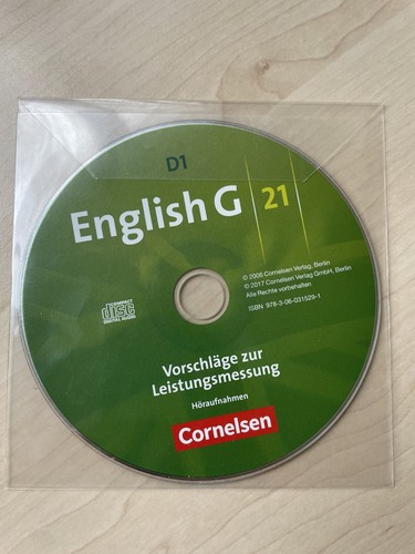 English g21 vorschläge zur - english, d1