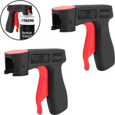 2x TECPO PISTOLENGRIFF FÜR SPRÜHDOSEN SPRÜHPISTOLE SPRAYDOSEN HANDGRIFF SPRÜHEN