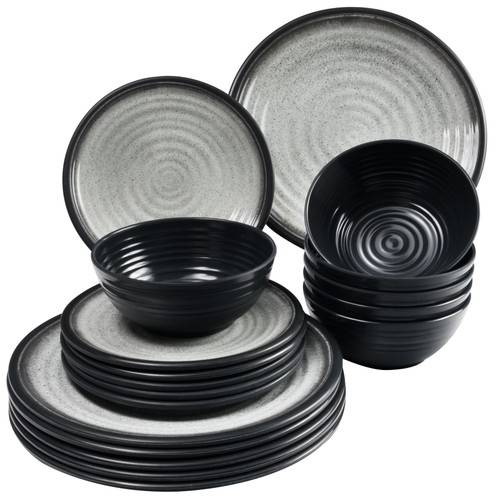 Melamin camping geschirr set - melamin, 6