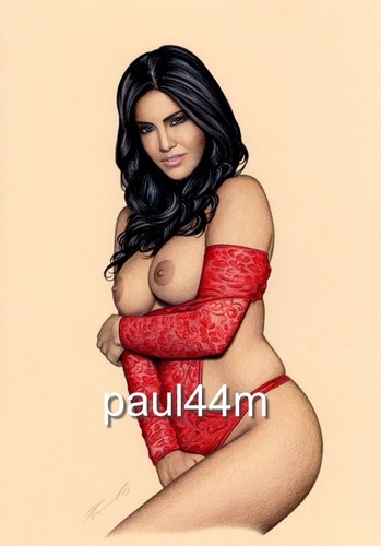 Nude art woman aktzeichnung - ,