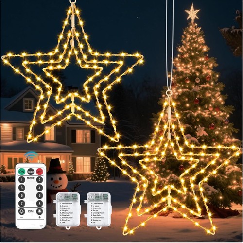 Weihnachtsstern beleuchtet - beleuchtet, 85