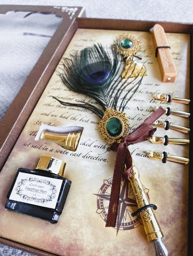 Federkiel-Tintenfüllfeder-Set