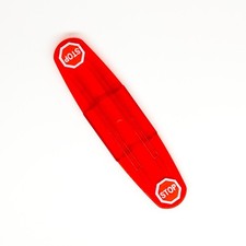 LEGO® DUPLO® Train Action Brick rot transparent Stop-Symbol Codestein Intelli