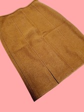 Rock braun 42 Damen Woll-Rock