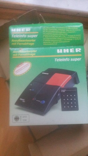 Uher anrufbeantworter mit - anrufbeantworter,