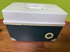 EZetil Kühlbox, Blau-Weiß, 70er Jahre, Vintage