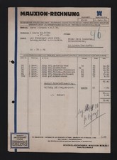 SAALFELD/SAALE, Rechnung 1938