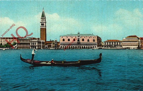Ansichtskarte venedig gondel - ansichtskarte>, venedig,