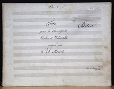Mozart, Trio pour le
