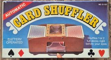 Automatic Card Shuffler | 1 oder 2 Deck-Betrieb | *ORIGINALVERPACKUNG, VINTAGE*