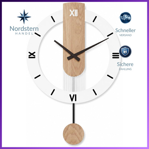 Wanduhr holz pendeluhr - holz,
