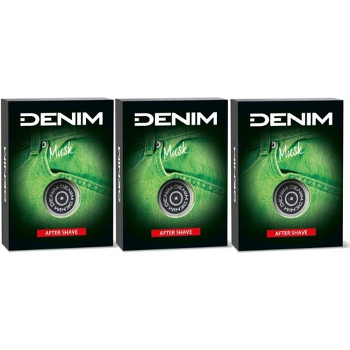 Denim musk after shave - shave, 3x100ml