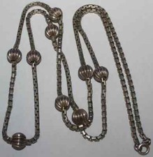 C0719 - 925er Silber Halskette Franz Scheuerle Design Schmuck 91,5 cm / 51,71g