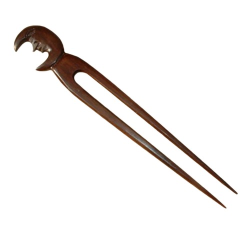 17cm haarnadel haargabel - 17cm, holz