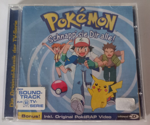 Pokemon soundtrack schnapp - cd,