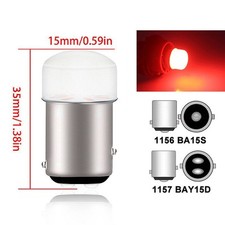 2PCS BA15S BAY15D DC12V LED