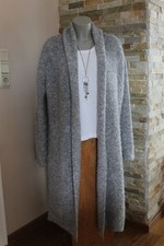 offene Opus Strickjacke/Strickmantel  38/40/42/44 M/L/ grau meliert Stretch
