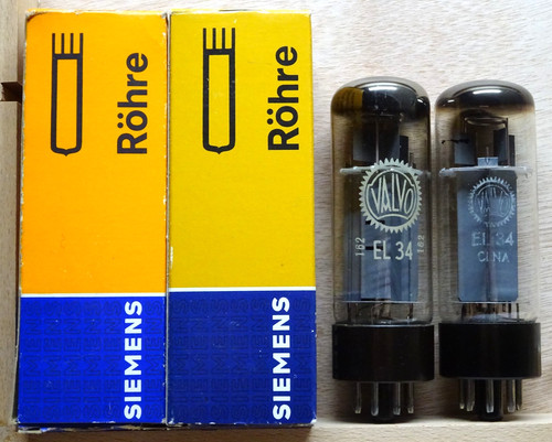Pair mullard el34 valvo - pair:,