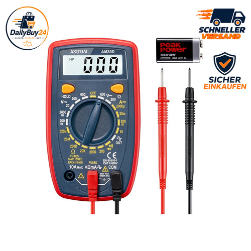 Digital multimeter voltmeter - digital,