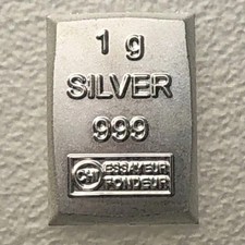 1g Silber Barren - 1 Gramm
