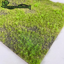 Wiese Erdboden Sommer 4mm - Grasmatte 18 x 26cm - Modellbau, Diorama & Eisenbahn