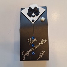 Geschenkbox zur Jugendweihe - Geldgeschenk in Form eines Sacko (5232)