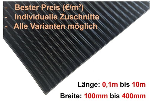Feinriefenmatte 3mm riefen - feinriefenmatte,